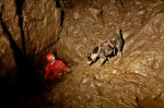 Rachel and Blaven in mud
