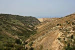 A classic V-shaped valley