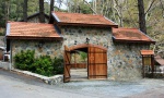 The entrance to Mesa Potamos monastery
