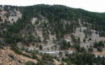 Wednesday's walk began with a view of the old hairpins, as seen on Monday