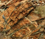 Dunite rock typically of the Atalanti Trail
