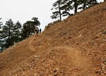 The scree path again