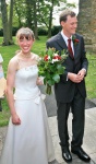 Lizzie with her husband