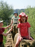 Robin and Katherine on the sheep