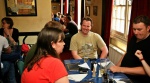 In the pub