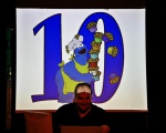 Rob presents the 'entertainment'