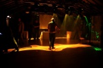 Mike does his stuff on the dancefloor
