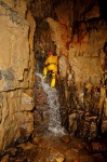 Serena climbs the waterfall