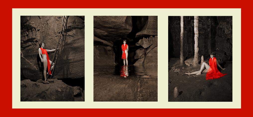 red2.jpg - Ease Gill triptych in sepia and red