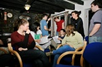 In the bunkhouse