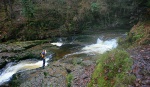 Dave photographs the falls