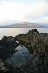 Rock pool, with Strathaird behind