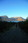 View from Achintraid forest to the Applecross hills