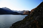 Loch na Cuilce and evening sunbeams