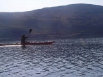 Richard paddling