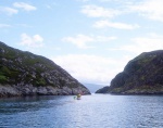 Passing through a narrow strait