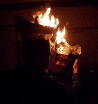 Ralph and Ian compete at fire hats