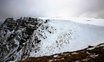 Cornicing at the corrie head