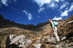 Setting off up Liathach