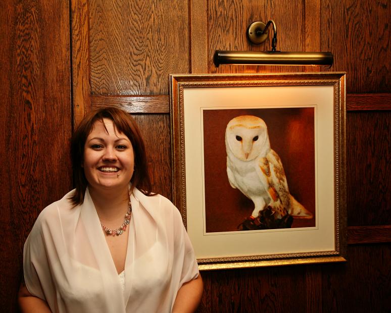 20100902-215927.jpg - Holly with another owl