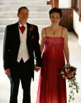 The couple arrive