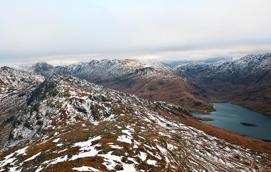 20101229-131919.jpg - Ben Aden, Sgurr na Ciche and Loch Nevis