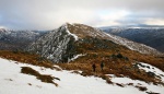 Peter and Austin on the Beinn Bhuidhe ridge