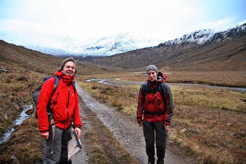 20110219-092230.jpg - Peter and Alison by Allt a' Chonais