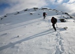 Long shadows on the ascent of Sgurr Choinnich
