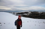 Alison on Sgurr a' Chaorachain