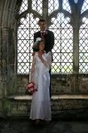 David looks taller than his wife