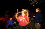 Julia with sparkler