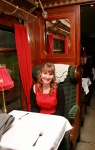 Enjoying the Pullman luxury