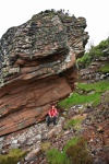 A big rock!