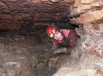 Tam at the end of Jawbone Passage