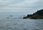 Galtachan rocks, and cormorants on Sgeir Mianais