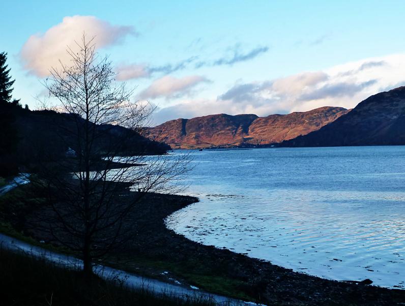 20131231-145812.jpg - Afternoon sun, and view to Dornie