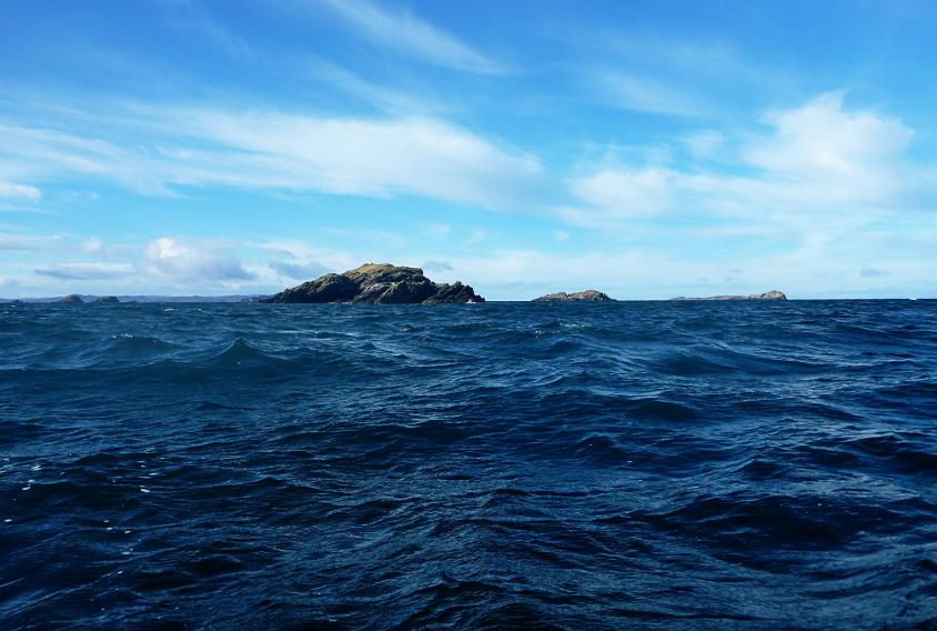 20140302-101639.jpg - Sgeir Ribhinn, Sgeir an Aon Iomairt and Stac Mhic Aonghais