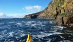Along the east side of Eilean Dubh