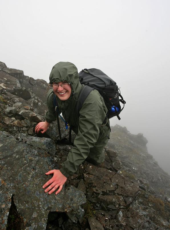 20140522-142338.jpg - Jess high on Sgùrr Alasdair