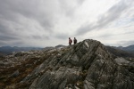 On the summit ridge