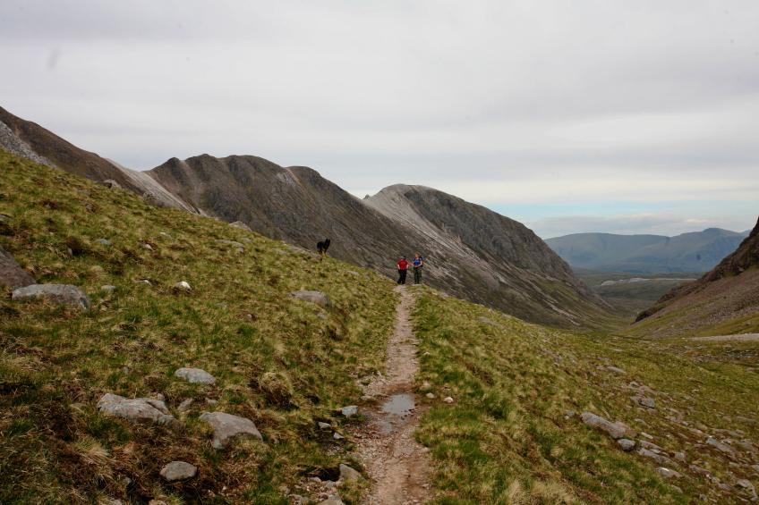 20140531-152637.jpg - Baxter, Jo and Annie by Beinn Liath Mhòr