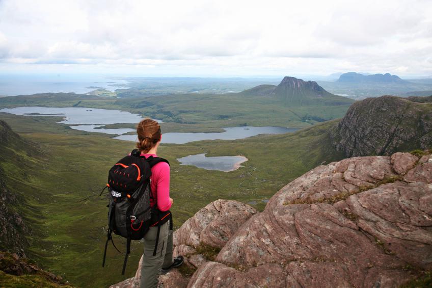 20140802-113956.jpg - Hannah and the view northwards