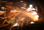 Back door firework