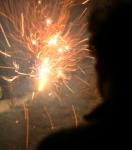 Fireworks from a safe vantage