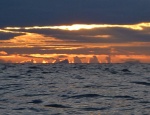 Tall clouds over North Uist