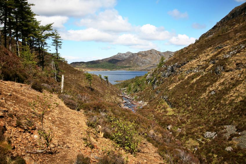20150614-105305.jpg - Amhainn a' Gharbh-choire flowing to Loch Bad an Sgalaig