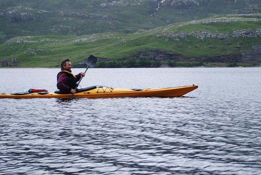 20150710-135056.jpg - Sam on Loch Assynt