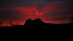 Suilven sunset from the hut