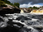 Foamy river